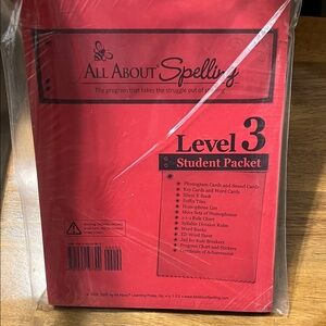 All About Spelling Level 3 Student Packet - Red